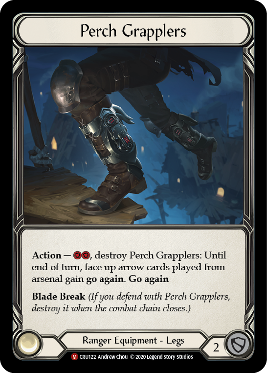 Perch Grapplers [CRU122] (Crucible of War)  1st Edition Cold Foil | Card Merchant Takapuna