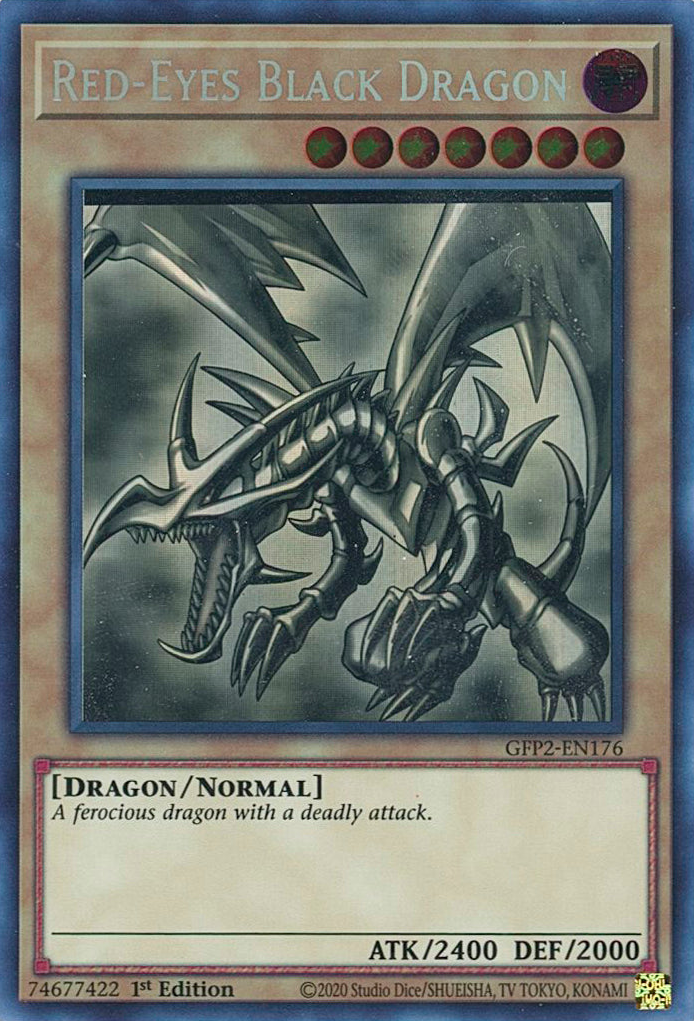 Red-Eyes Black Dragon [GFP2-EN176] Ghost Rare | Card Merchant Takapuna