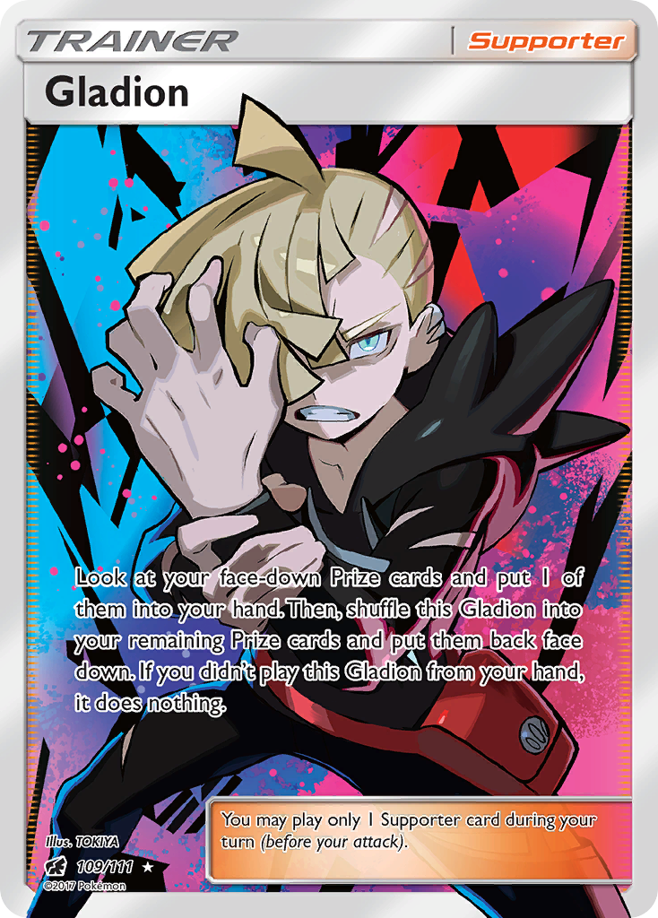 Gladion (109/111) [Sun & Moon: Crimson Invasion] | Card Merchant Takapuna