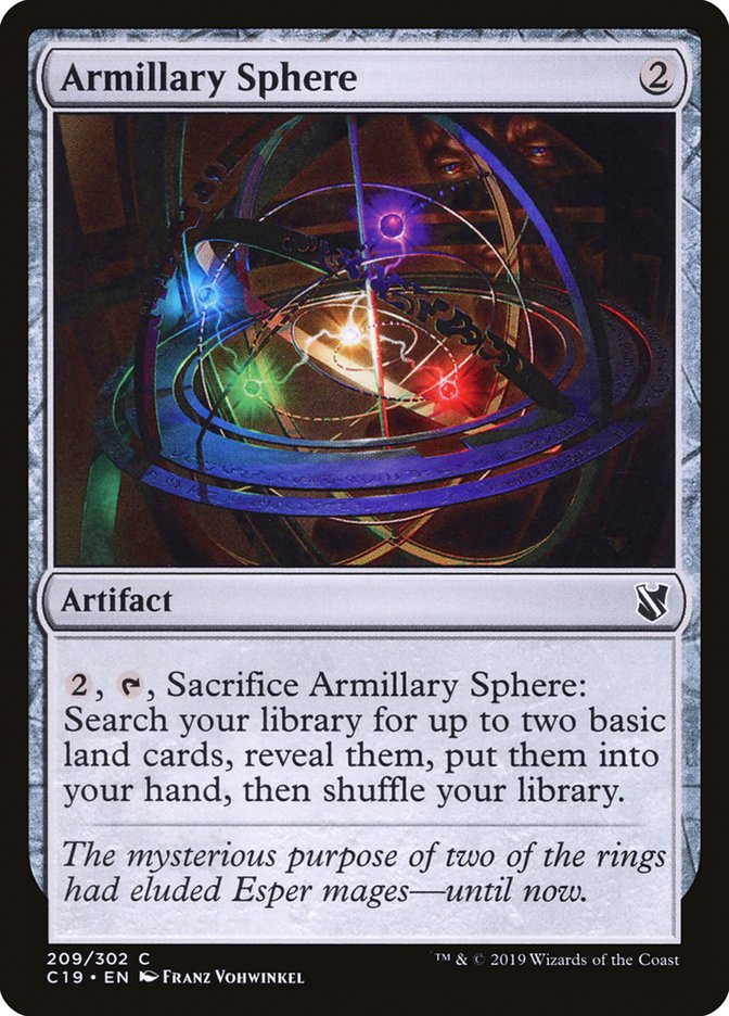 Armillary Sphere [Commander 2019] | Card Merchant Takapuna