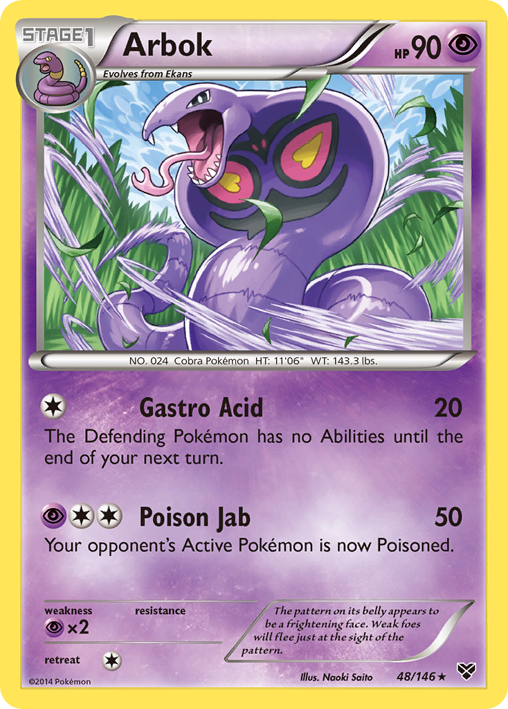 Arbok (48/146) [XY: Base Set] | Card Merchant Takapuna