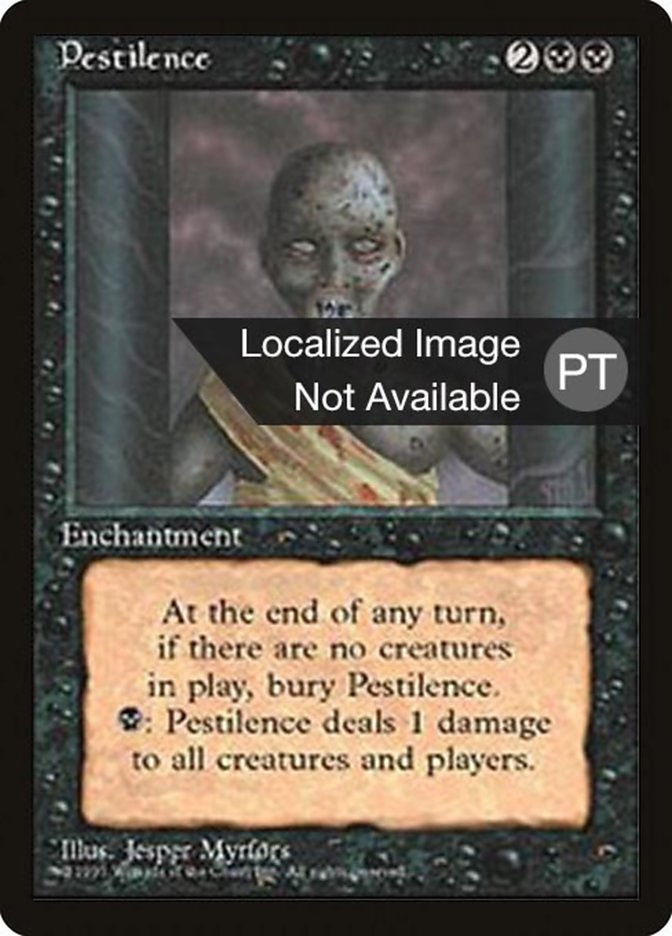 Pestilence [Fourth Edition (Foreign Black Border)] | Card Merchant Takapuna