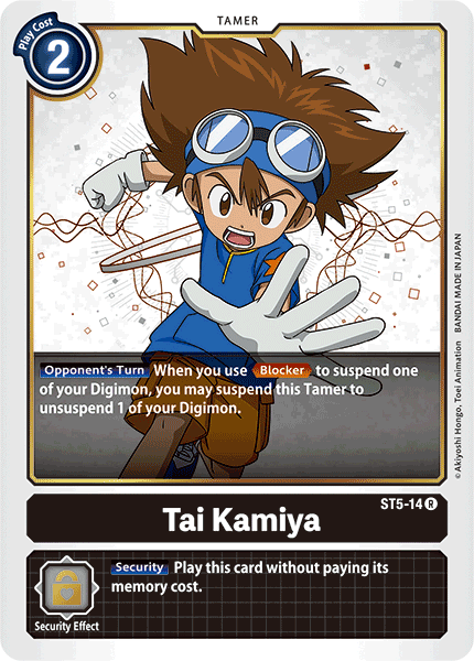 Tai Kamiya [ST5-14] [Starter Deck: Machine Black] | Card Merchant Takapuna