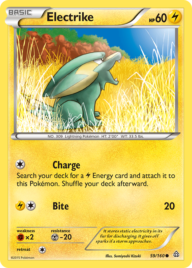 Electrike (59/160) [XY: Primal Clash] | Card Merchant Takapuna