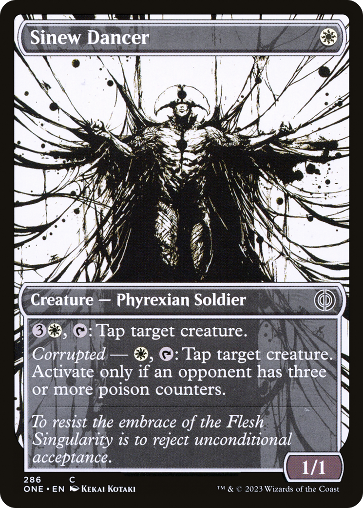 Sinew Dancer (Showcase Ichor) [Phyrexia: All Will Be One] | Card Merchant Takapuna