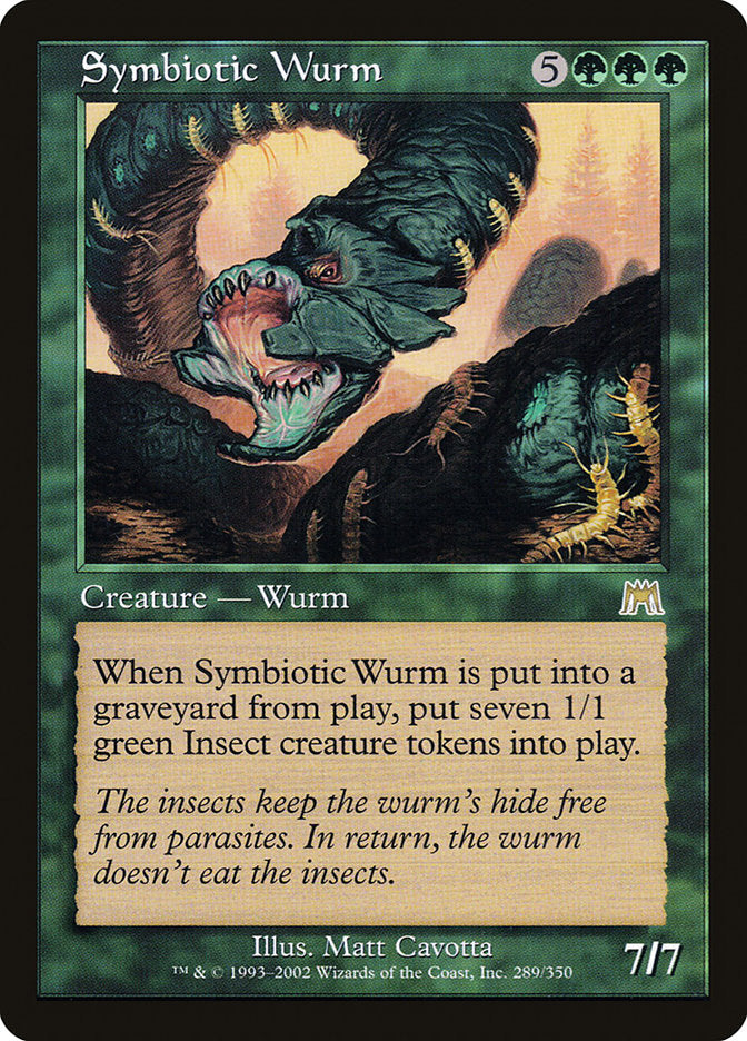 Symbiotic Wurm [Onslaught] | Card Merchant Takapuna