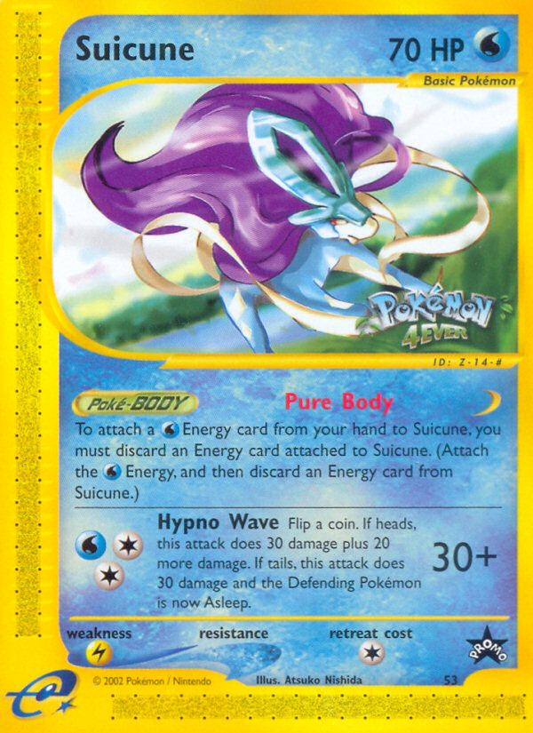 Suicune (53) [Wizards of the Coast: Black Star Promos] | Card Merchant Takapuna