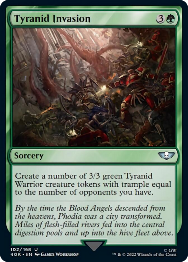 Tyranid Invasion (Surge Foil) [Warhammer 40,000] | Card Merchant Takapuna