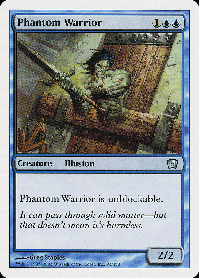 Phantom Warrior [Eighth Edition] | Card Merchant Takapuna