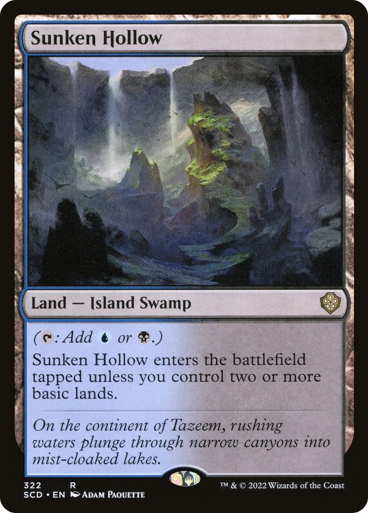 Sunken Hollow [Starter Commander Decks] | Card Merchant Takapuna