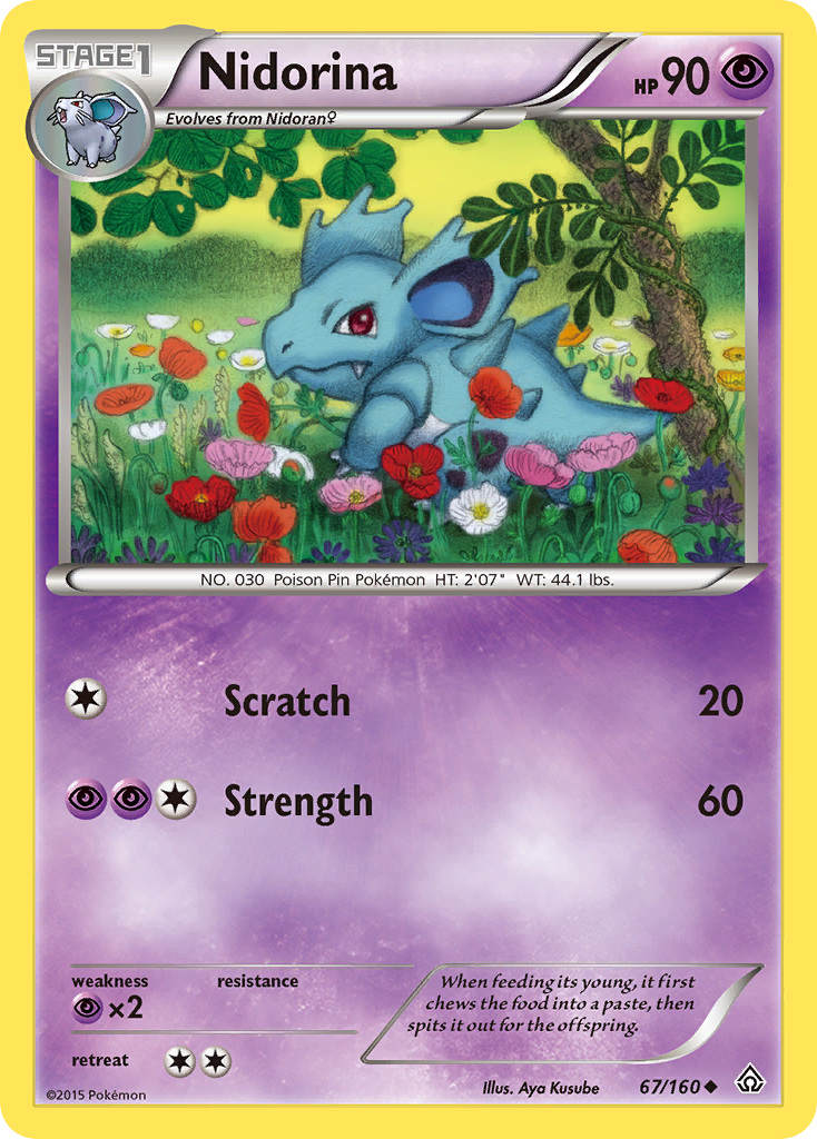 Nidorina (67/160) [XY: Primal Clash] | Card Merchant Takapuna