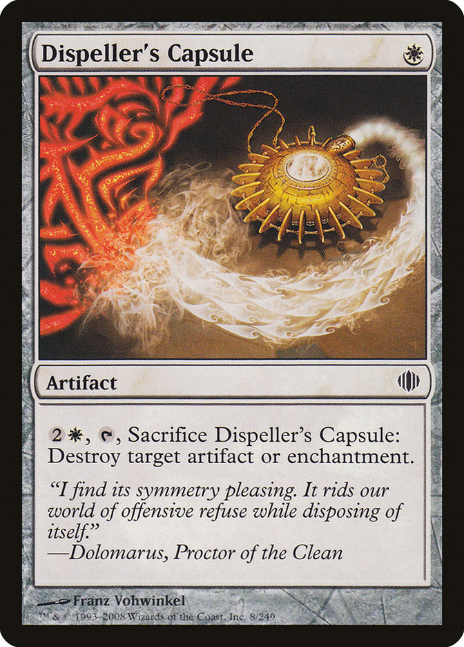 Dispeller's Capsule [Shards of Alara] | Card Merchant Takapuna