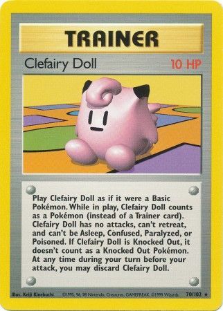 Clefairy Doll (70/102) [Base Set Unlimited] | Card Merchant Takapuna