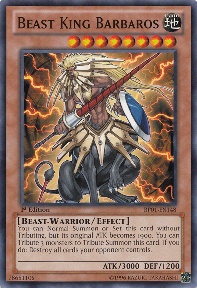 Beast King Barbaros [BP01-EN148] Common | Card Merchant Takapuna