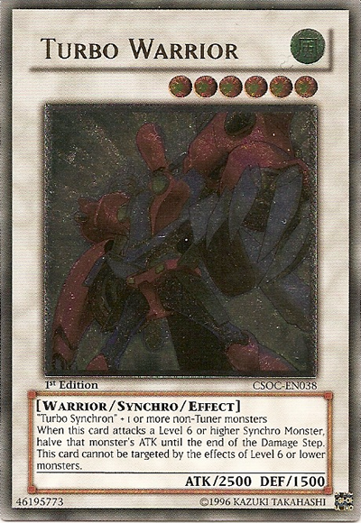 Turbo Warrior (UTR) [CSOC-EN038] Ultimate Rare | Card Merchant Takapuna