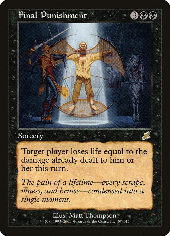 Final Punishment [Scourge] | Card Merchant Takapuna