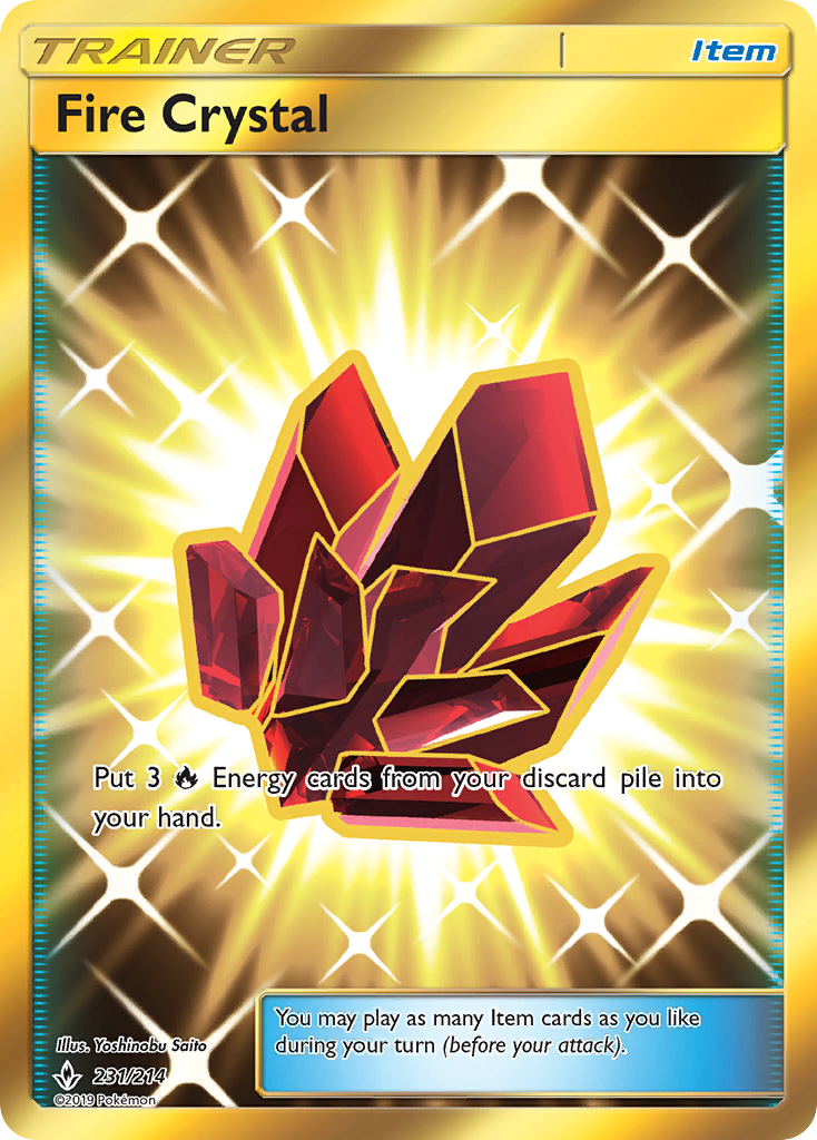 Fire Crystal (231/214) [Sun & Moon: Unbroken Bonds] | Card Merchant Takapuna