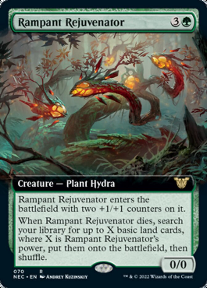 Rampant Rejuvenator (Extended Art) [Kamigawa: Neon Dynasty Commander] | Card Merchant Takapuna