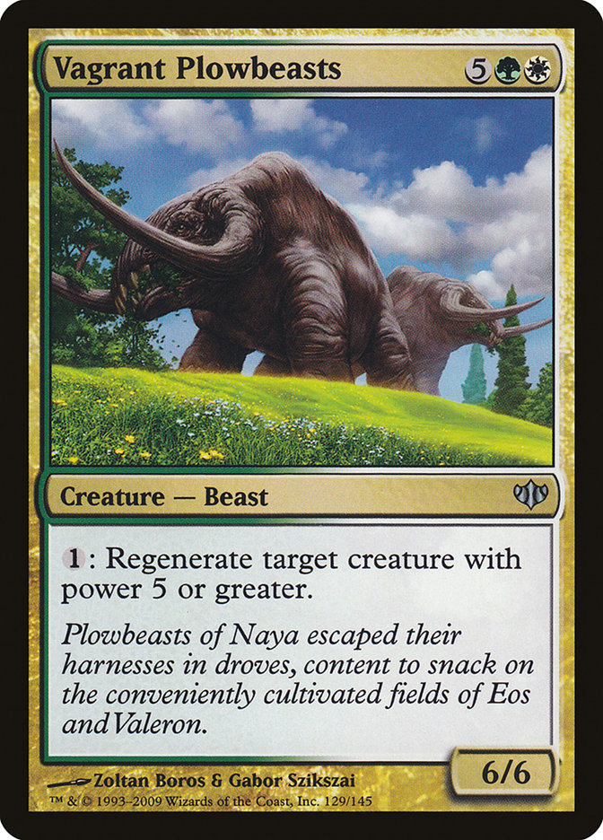 Vagrant Plowbeasts [Conflux] | Card Merchant Takapuna