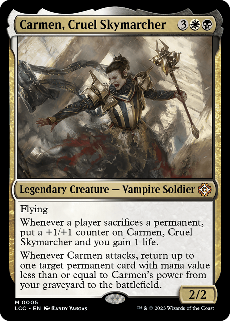 Carmen, Cruel Skymarcher [The Lost Caverns of Ixalan Commander] | Card Merchant Takapuna