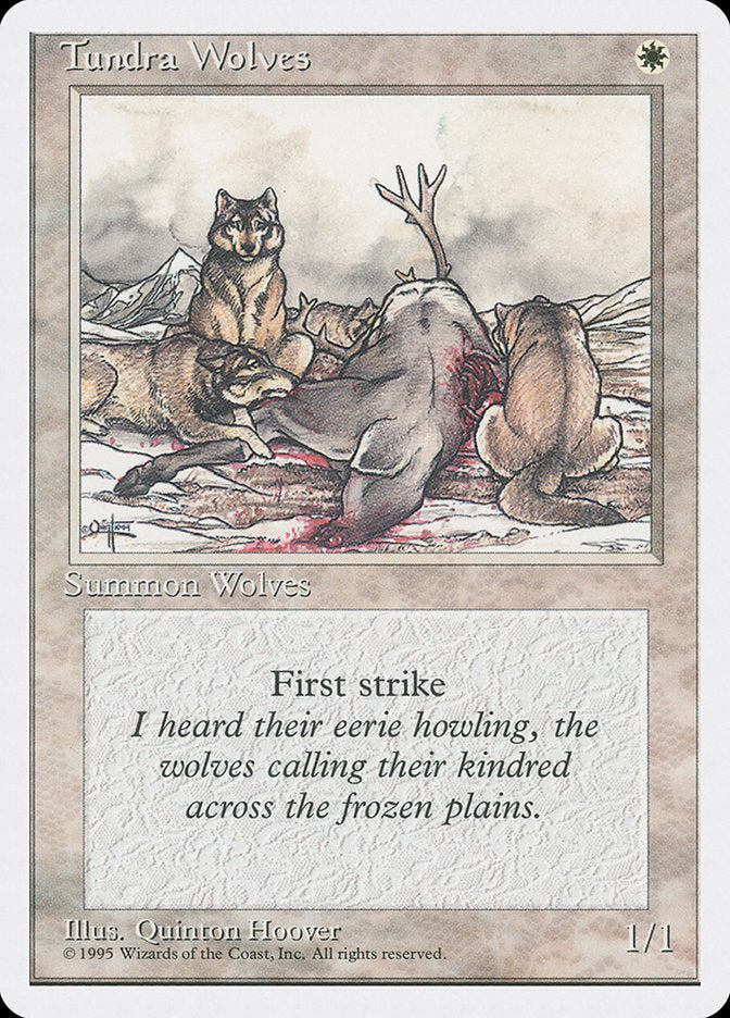 Tundra Wolves [Fourth Edition] | Card Merchant Takapuna