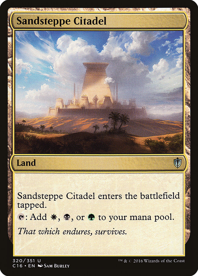 Sandsteppe Citadel [Commander 2016] | Card Merchant Takapuna