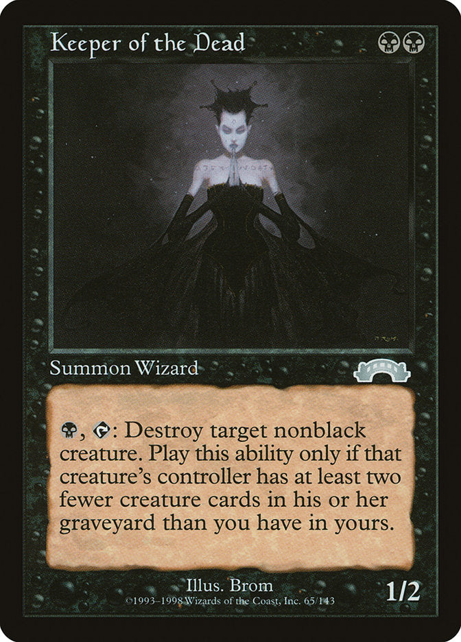 Keeper of the Dead [Exodus] | Card Merchant Takapuna