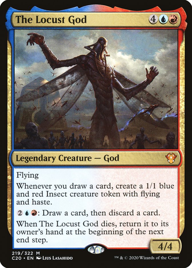 The Locust God [Commander 2020] | Card Merchant Takapuna