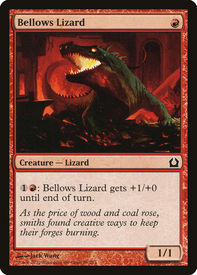 Bellows Lizard [Return to Ravnica] | Card Merchant Takapuna