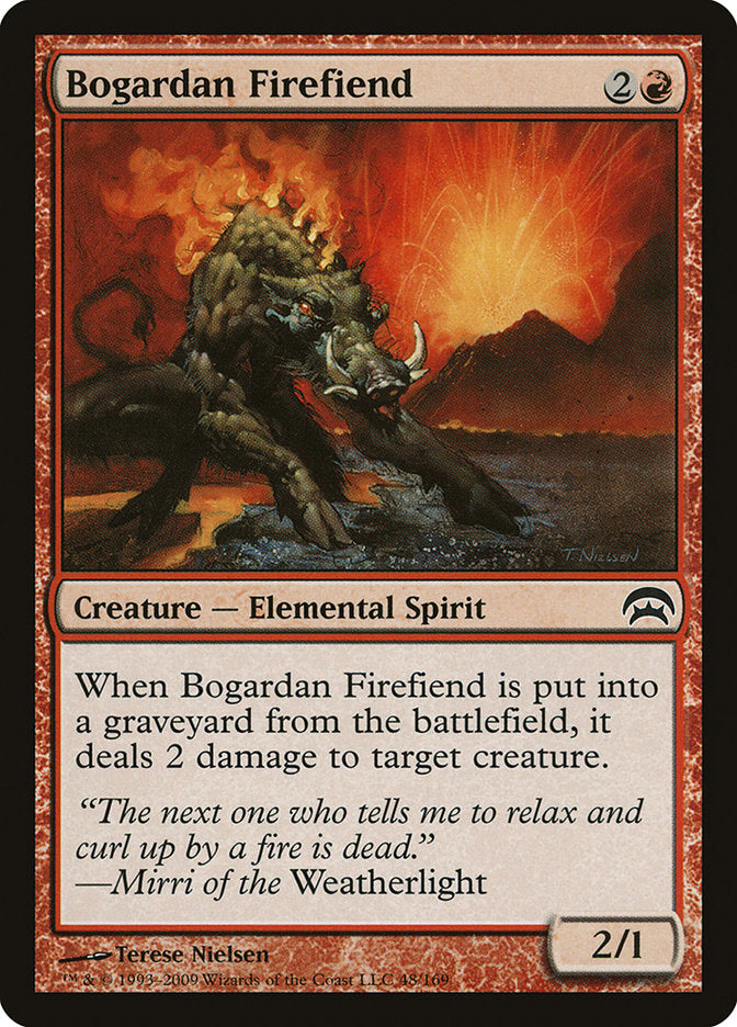 Bogardan Firefiend [Planechase] | Card Merchant Takapuna