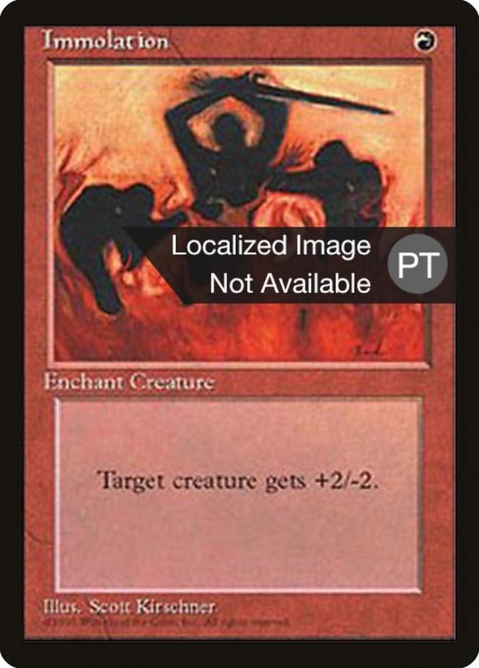 Immolation [Fourth Edition (Foreign Black Border)] | Card Merchant Takapuna