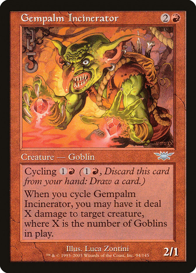 Gempalm Incinerator [Legions] | Card Merchant Takapuna