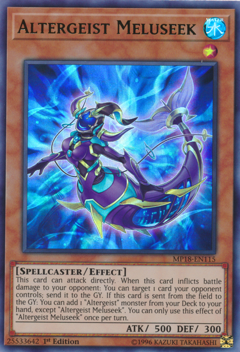 Altergeist Meluseek [MP18-EN115] Ultra Rare | Card Merchant Takapuna