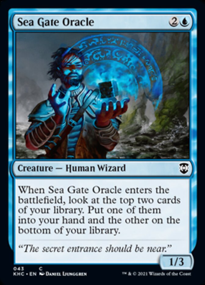 Sea Gate Oracle [Kaldheim Commander] | Card Merchant Takapuna