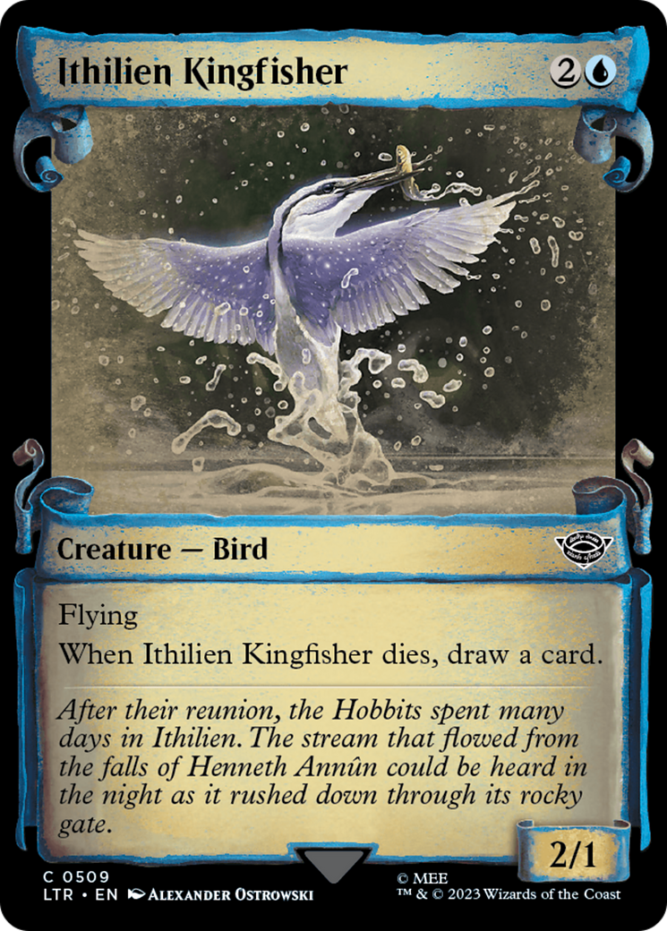 Ithilien Kingfisher [The Lord of the Rings: Tales of Middle-Earth Showcase Scrolls] | Card Merchant Takapuna