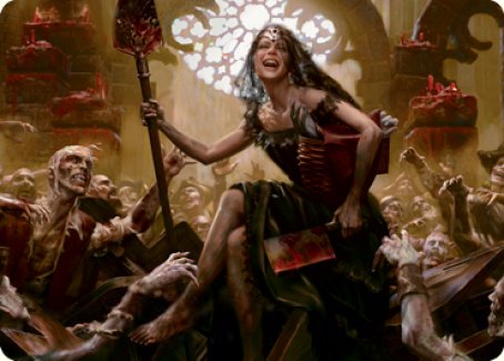 Gisa, Glorious Resurrector Art Card [Innistrad: Midnight Hunt Art Series] | Card Merchant Takapuna