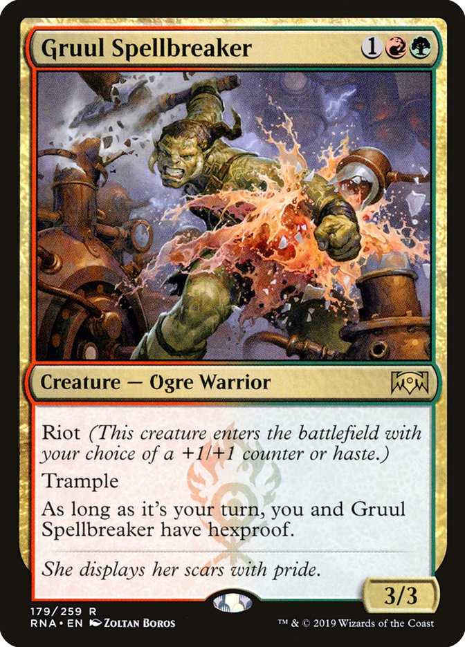 Gruul Spellbreaker [Ravnica Allegiance] | Card Merchant Takapuna