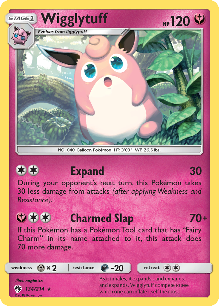 Wigglytuff (134/214) [Sun & Moon: Lost Thunder] | Card Merchant Takapuna