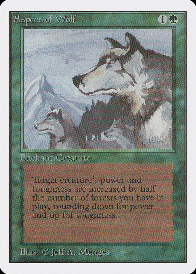 Aspect of Wolf [Unlimited Edition] | Card Merchant Takapuna