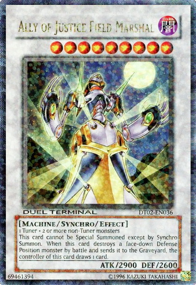 Ally of Justice Field Marshal [DT02-EN036] Ultra Rare | Card Merchant Takapuna