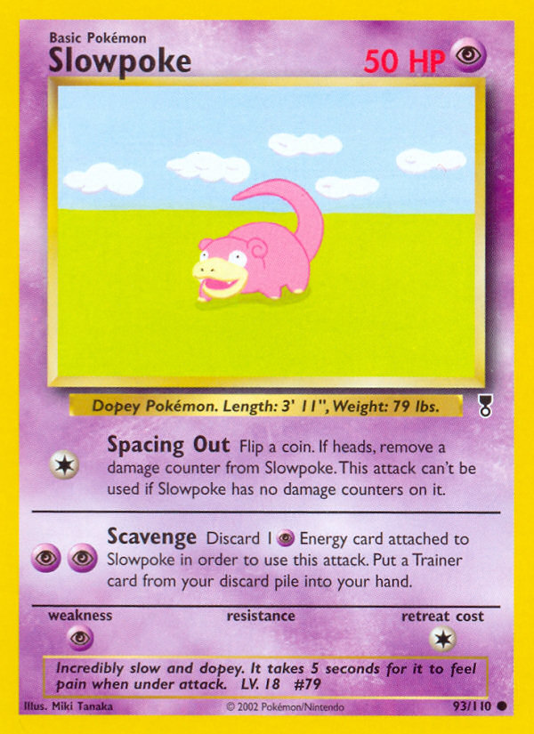 Slowpoke (93/110) [Legendary Collection] | Card Merchant Takapuna