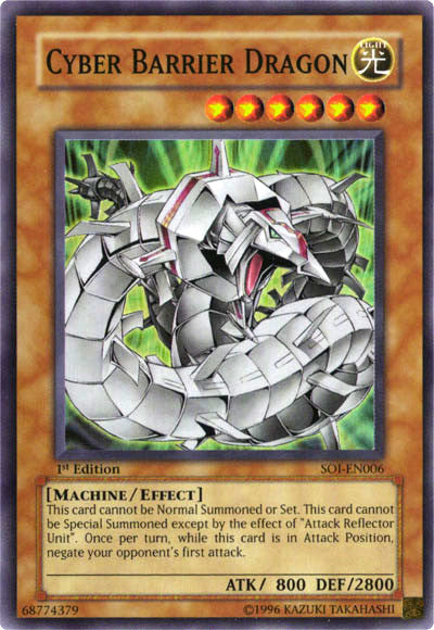 Cyber Barrier Dragon [SOI-EN006] Super Rare | Card Merchant Takapuna