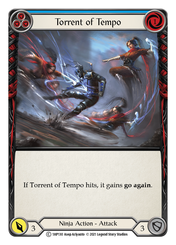 Torrent of Tempo (Blue) [1HP130] (History Pack 1) | Card Merchant Takapuna