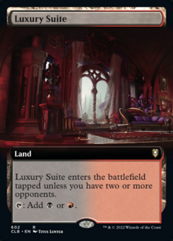 Luxury Suite (Extended Art) [Commander Legends: Battle for Baldur's Gate] | Card Merchant Takapuna