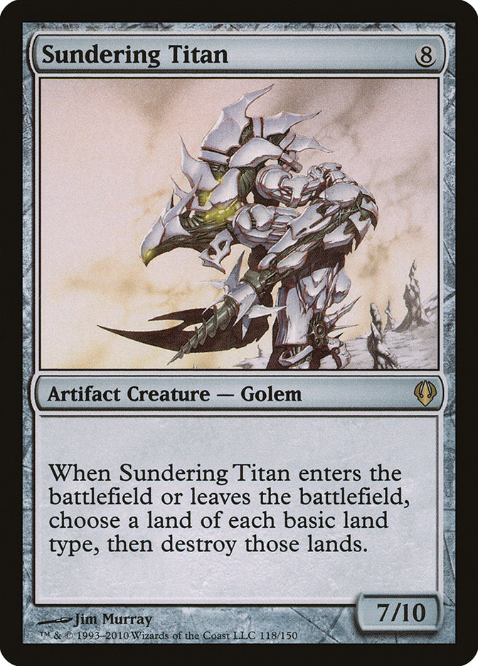 Sundering Titan [Archenemy] | Card Merchant Takapuna