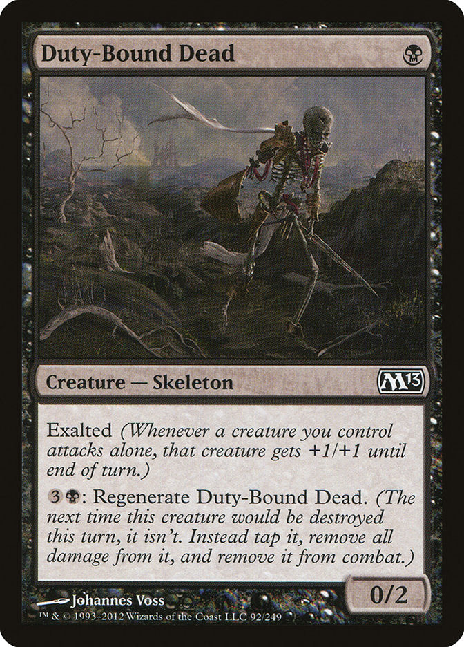 Duty-Bound Dead [Magic 2013] | Card Merchant Takapuna