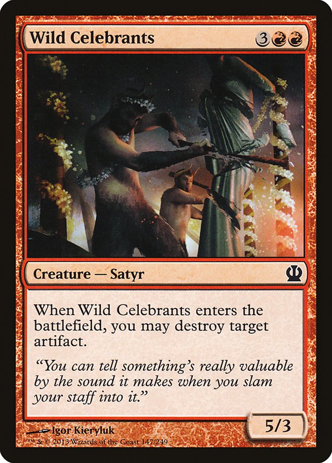 Wild Celebrants [Theros] | Card Merchant Takapuna