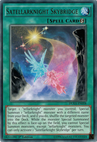 Satellarknight Skybridge [DUEA-EN058] Rare | Card Merchant Takapuna