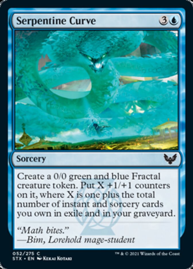 Serpentine Curve [Strixhaven: School of Mages] | Card Merchant Takapuna