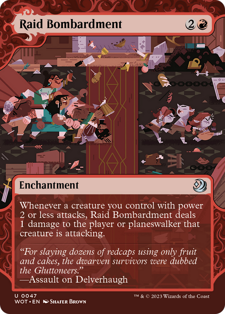 Raid Bombardment [Wilds of Eldraine: Enchanting Tales] | Card Merchant Takapuna